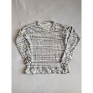 Mother Denim The Big Easy Pullover Distressed Sweatshirt Sweater XS Casual Boho